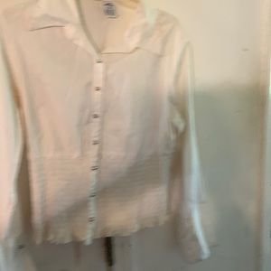 Blouse size 2X, 97% cotton, 3% spandex